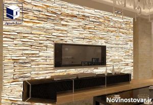 نمونه سنگ سه بعدی پشت تلویزیون 3