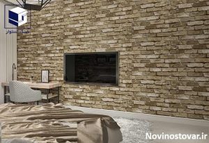 نمونه سنگ سه بعدی پشت تلویزیون 2